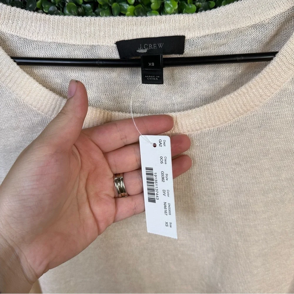 J crew linen top nwt‎